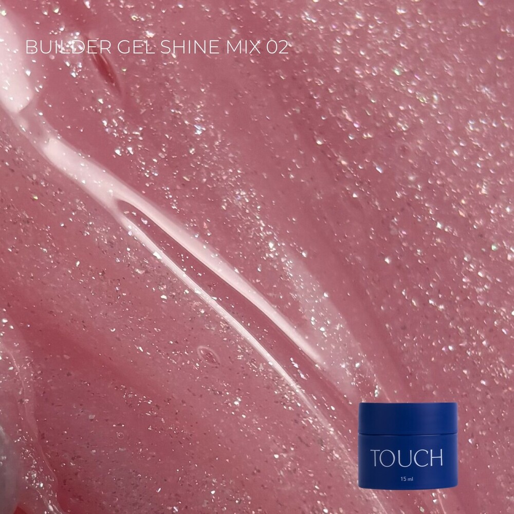TOUCH Builder gel 15ml Shine Mix, 2