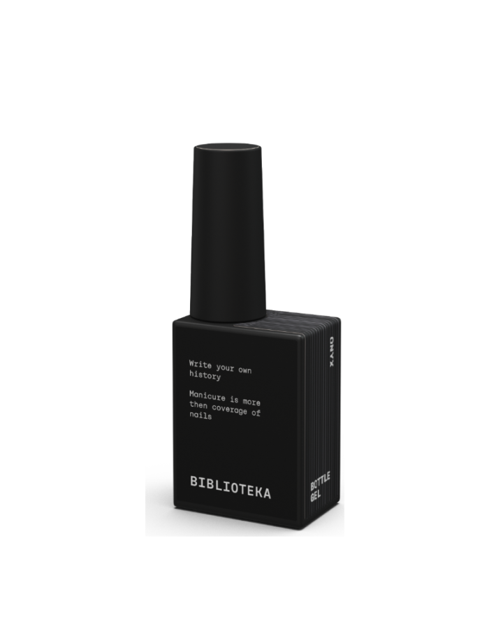 BIBLIOTEKA Bottle Gel № 01 Onyx, 10 ml