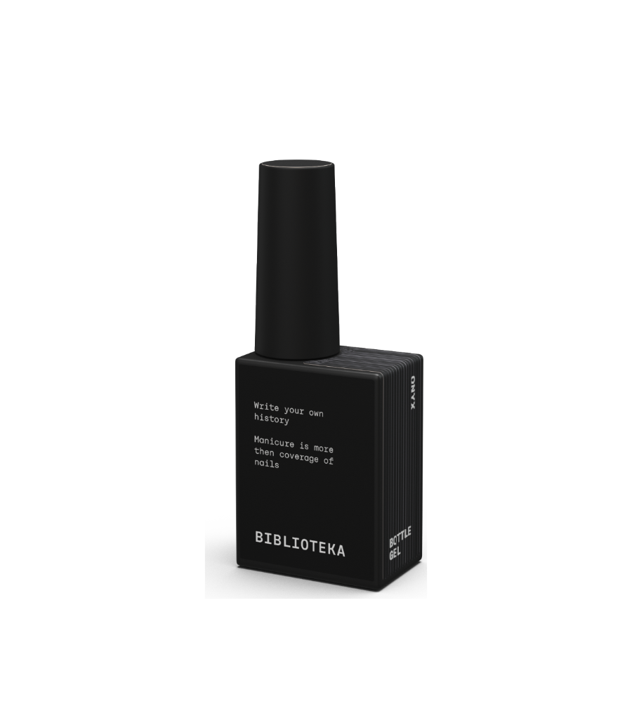 BIBLIOTEKA Bottle Gel № 01 Onyx, 10 ml