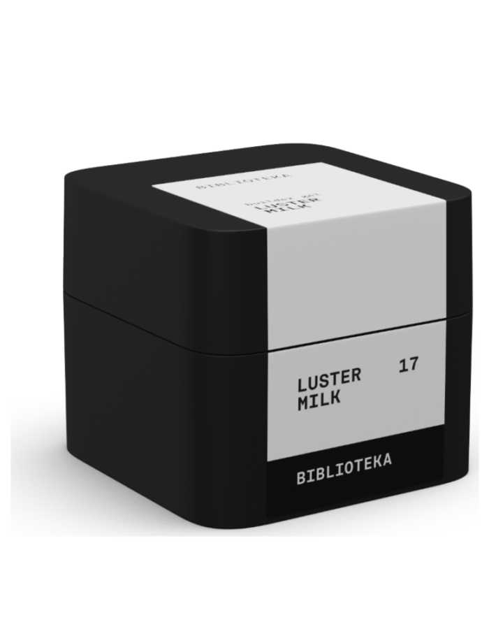 BIBLIOTEKA Builder Gel Luster № 17 Milk, 15 ml
