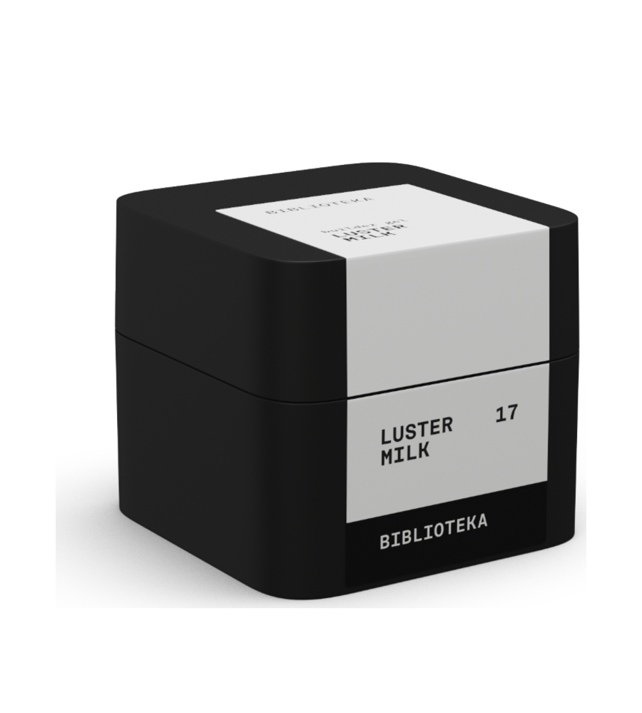 BIBLIOTEKA Builder Gel Luster № 17 Milk, 15 ml