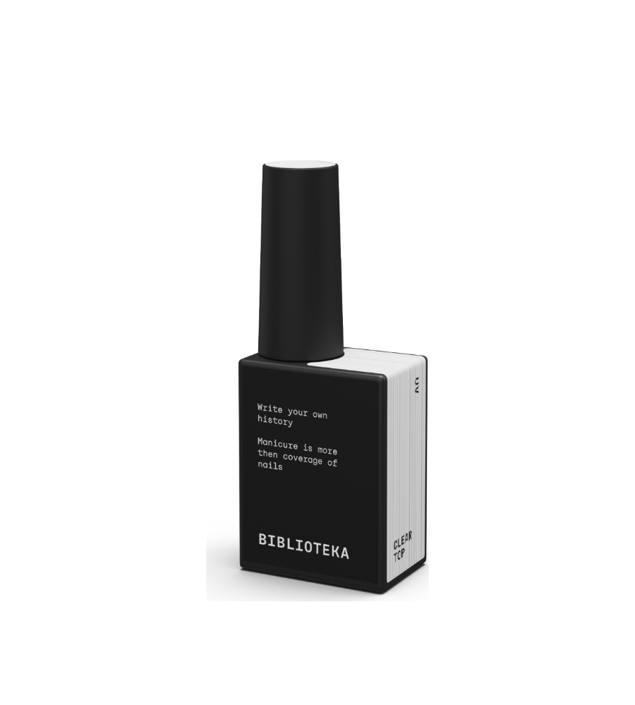 BIBLIOTEKA Clear Top UV, 10 ml