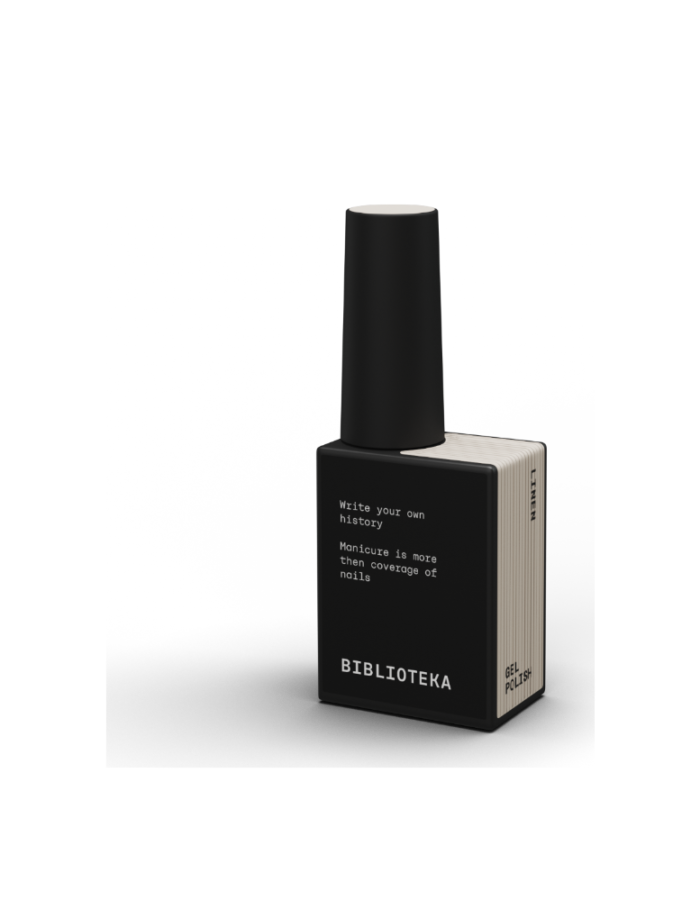 BIBLIOTEKA Gel Polish № 04 Linen – Beige, 10 ml