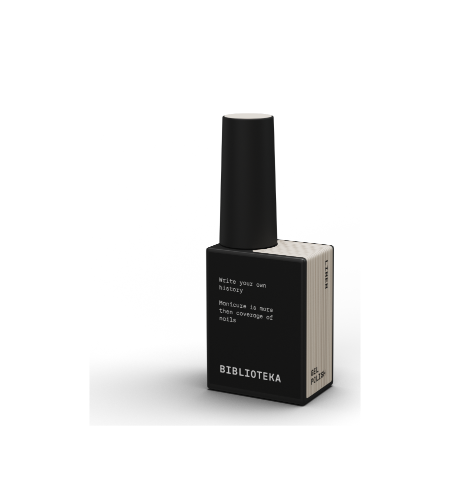 BIBLIOTEKA Gel Polish № 04 Linen – Beige, 10 ml