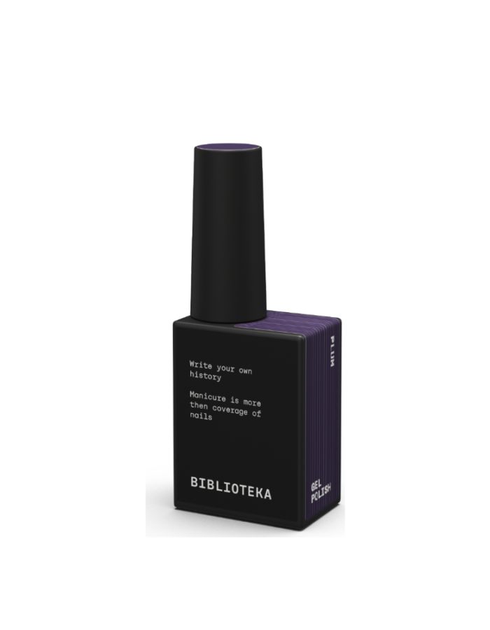 BIBLIOTEKA Gel Polish № 21 Plum, 10 ml