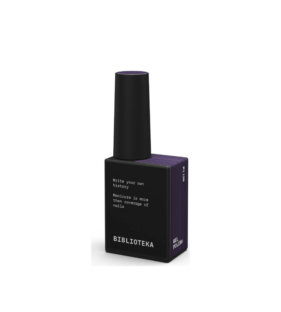 BIBLIOTEKA Gel Polish № 21 Plum, 10 ml