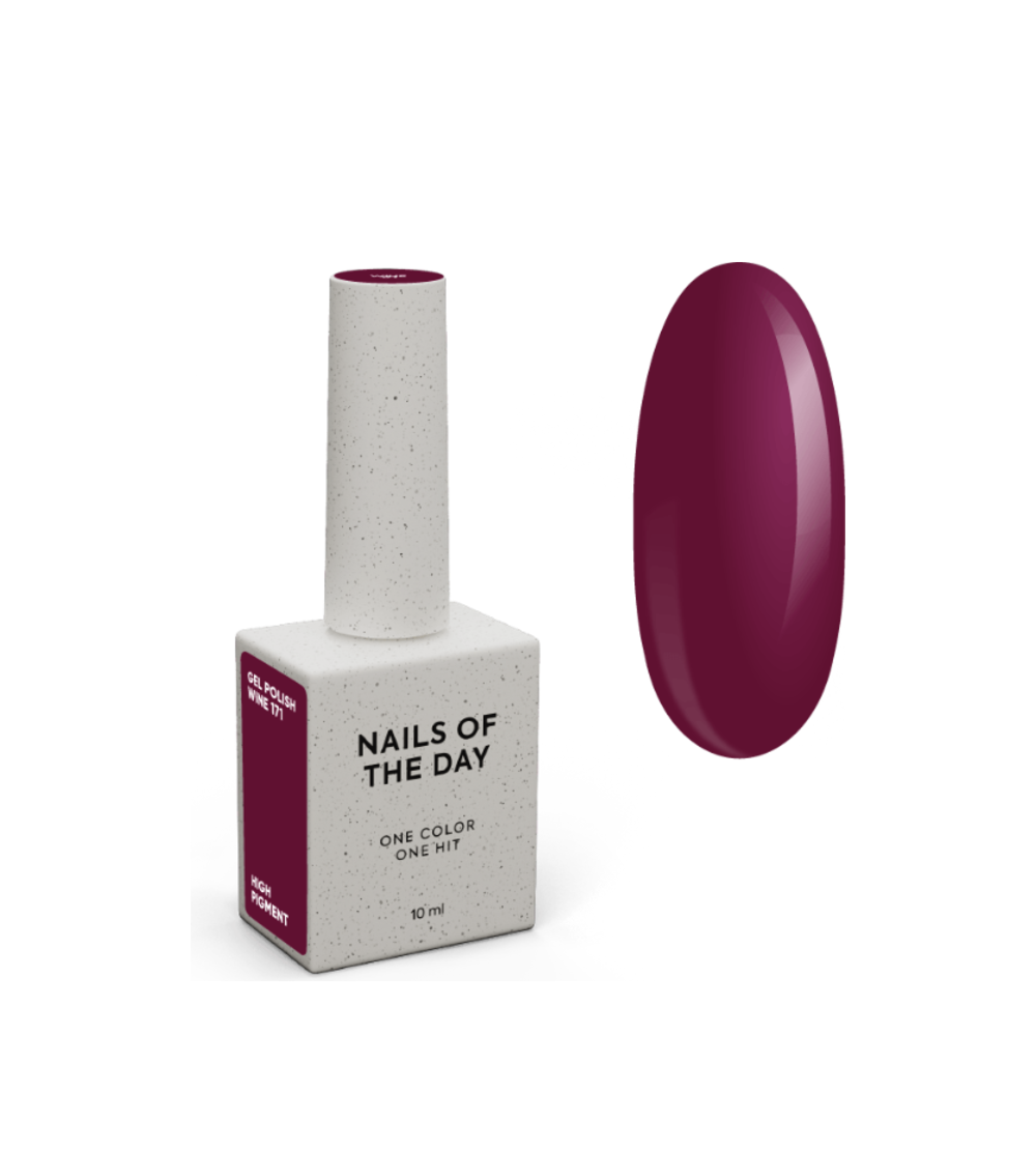 NAILSOFTHEDAY Gel polish Wine, 10ml