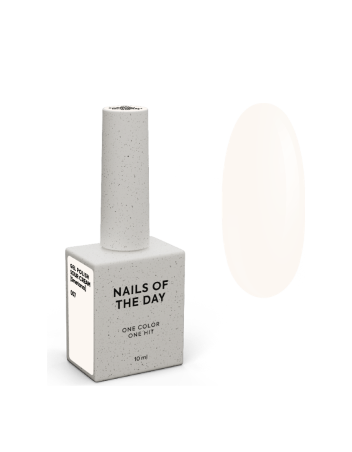 NAILSOFTHEDAY Gel Polish Sour Cream [Smetana] 007, 10ml