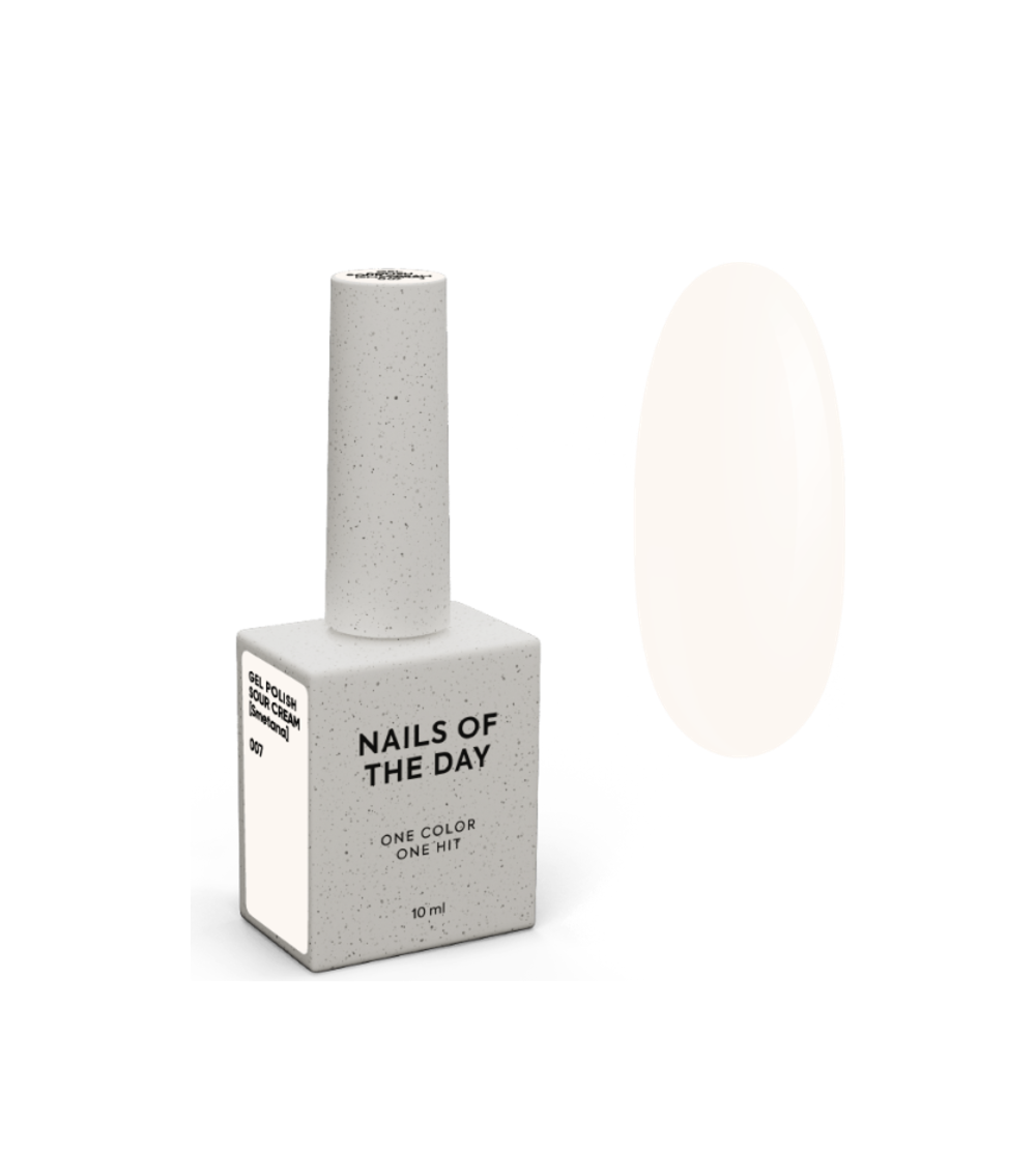 NAILSOFTHEDAY Gel Polish Sour Cream [Smetana] 007, 10ml