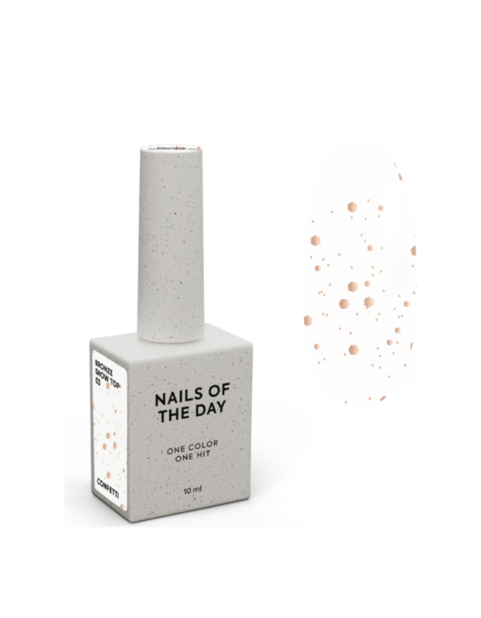 NAILSOFTHENIGHT Bronze Snow top 03, 10ml