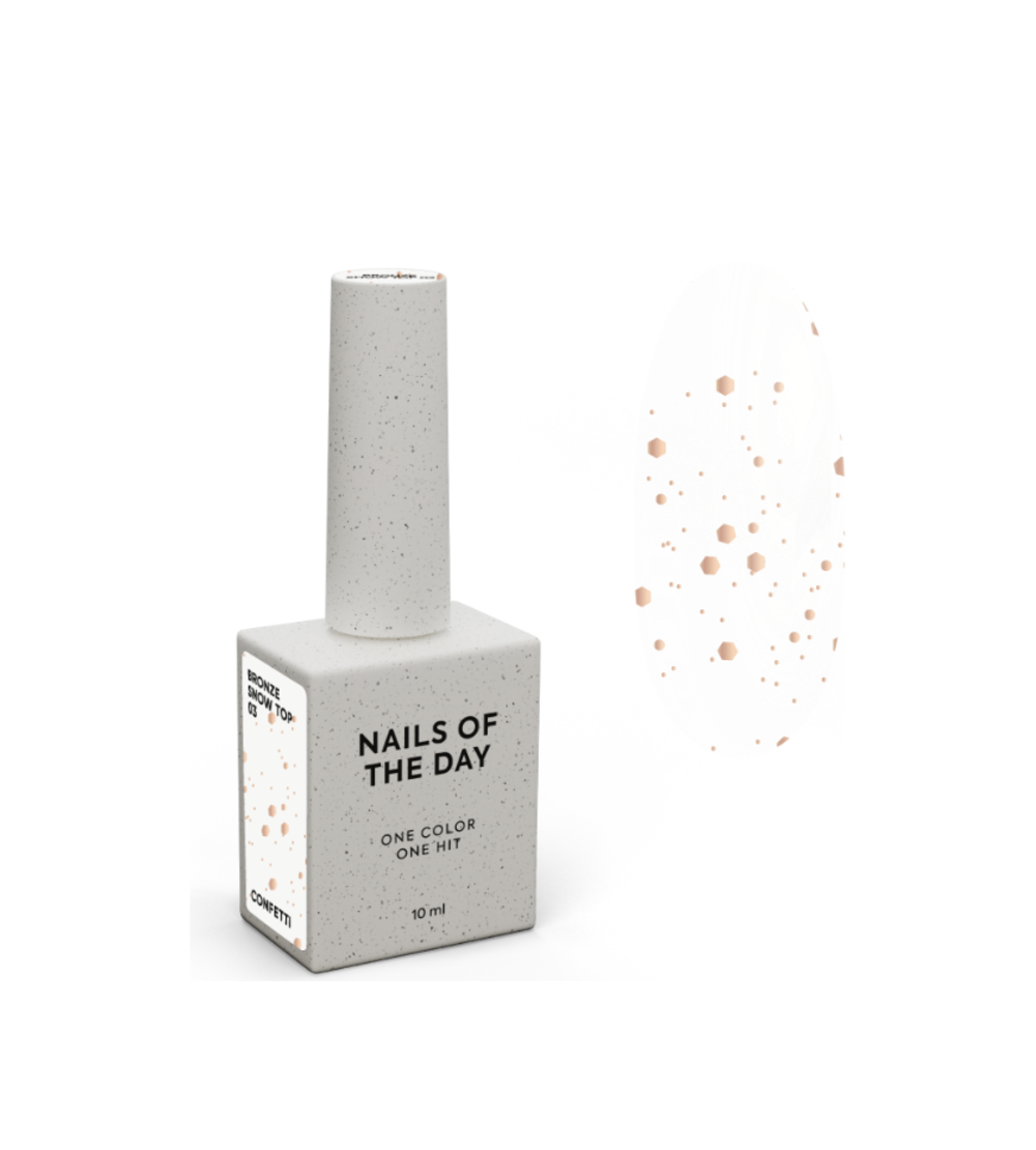 NAILSOFTHENIGHT Bronze Snow top 03, 10ml