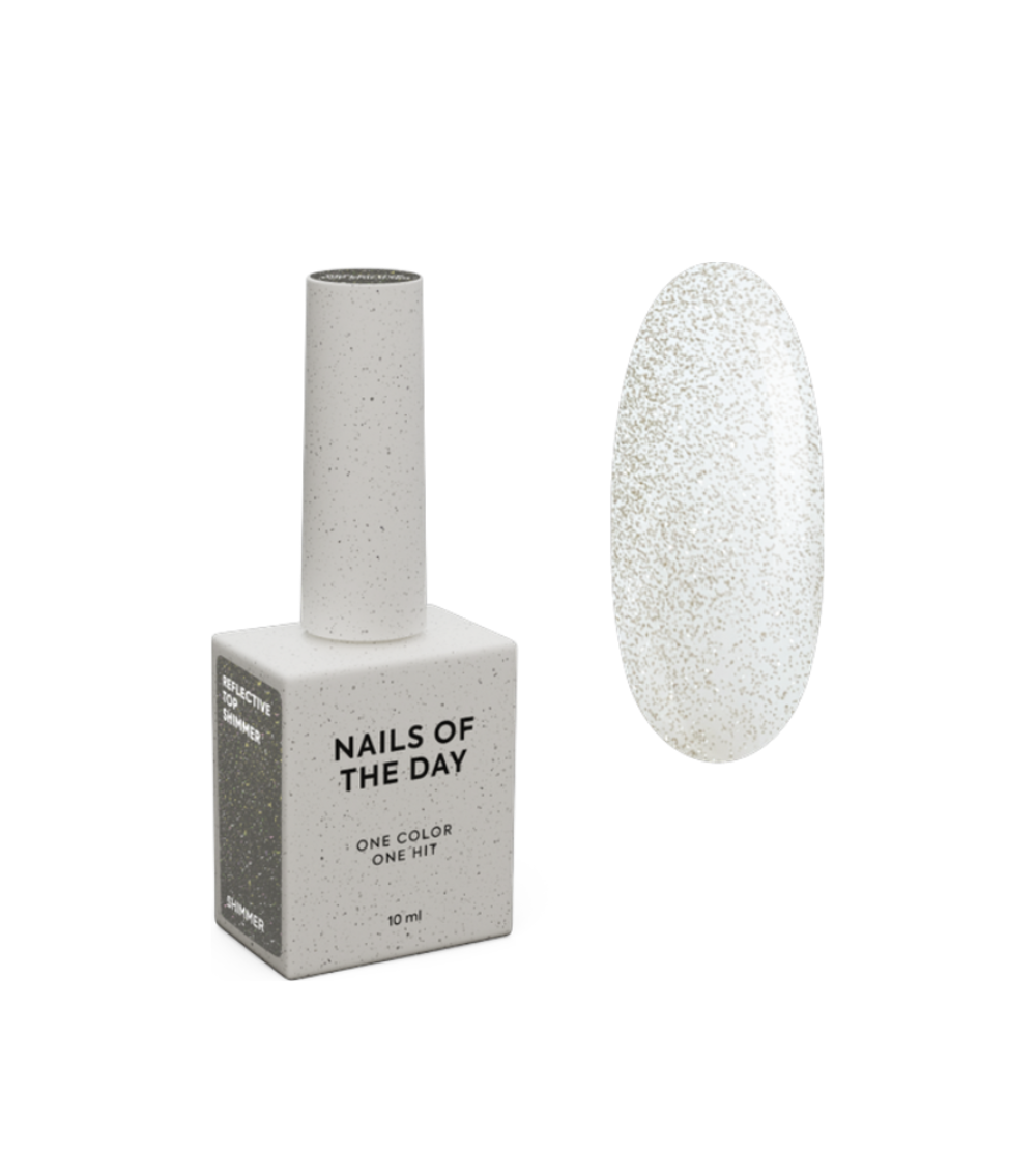 NAILSOFTHENIGHT Reflective top Shimmer, 10ml