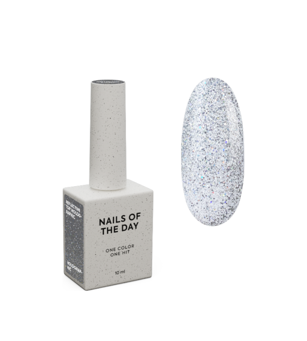 NAILSOFTHENIGHT Reflective top Holographic, 10ml