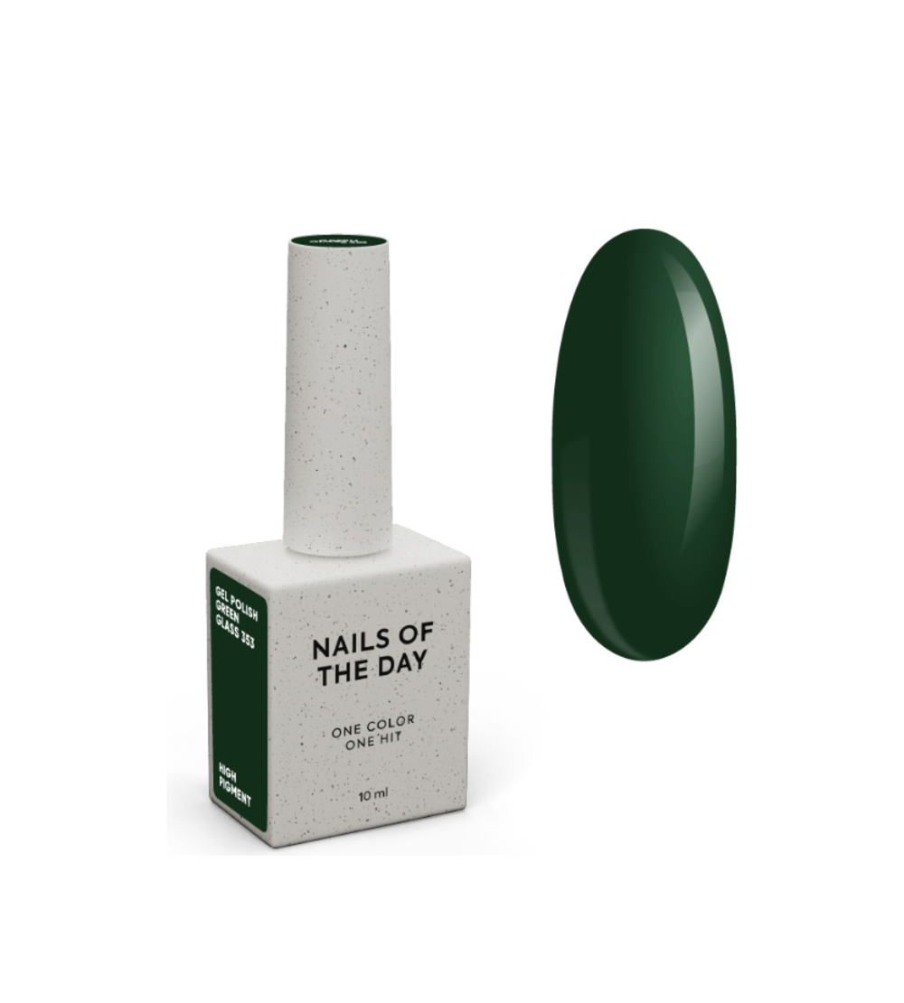 NAILSOFTHEDAY Let's special Green glass, 10ml