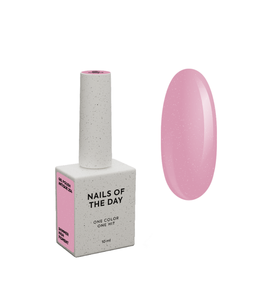 NAILSOFTHEDAY Gel Polish Antique 204, 10ml