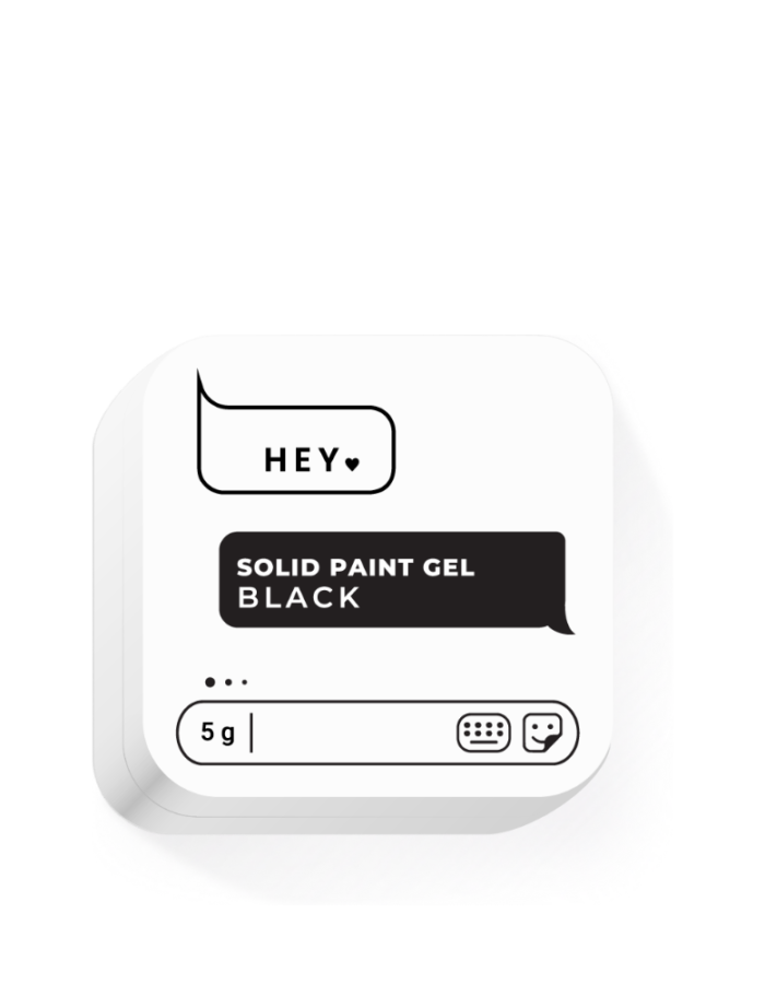 HEYLOVE Solid Paint Gel 5g - Black