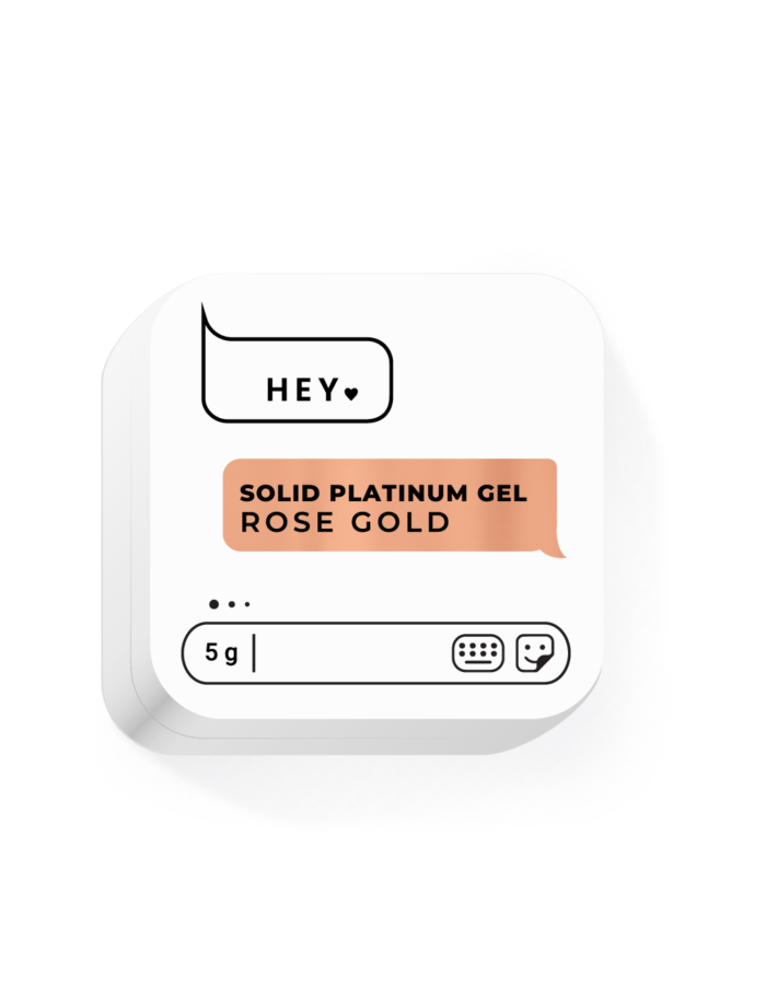 HEYLOVE Solid Platinum gel 5 mg - Rose Gold