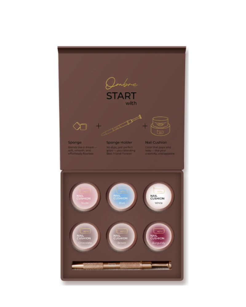 HEYLOVE Nail Cushion Set - Brown (6 pcs)