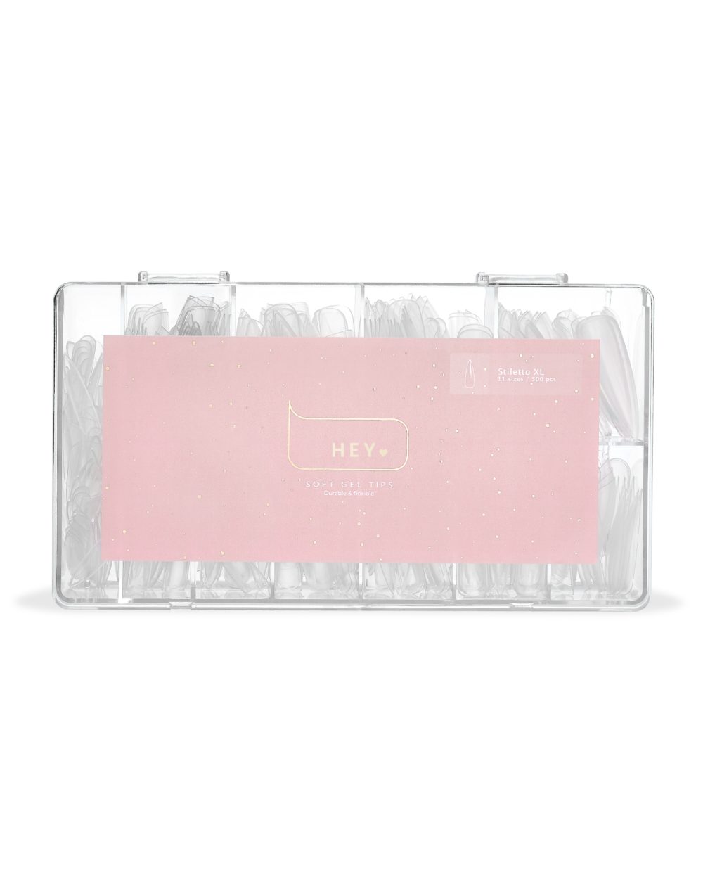 HEYLOVE Gel Tips Stiletto XL 500 stuks